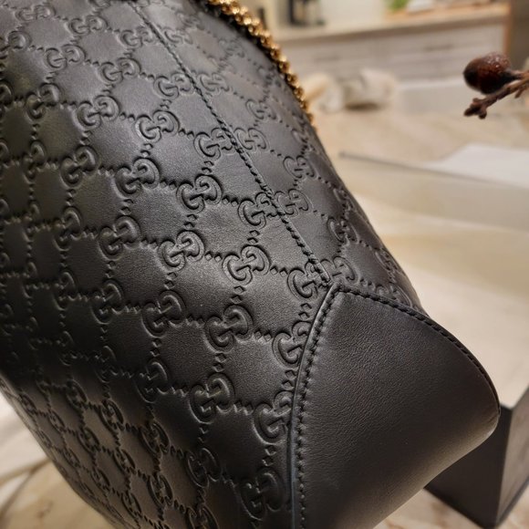 Gucci signature large hobo in black - Picture 12 of 16